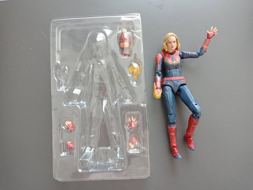 Captan Marvel ซุปเปอร์ฮีโร่ หญิง กับต้น มาร์เวล โมเดล Action Figure ขยับได้ทุกจุด 6