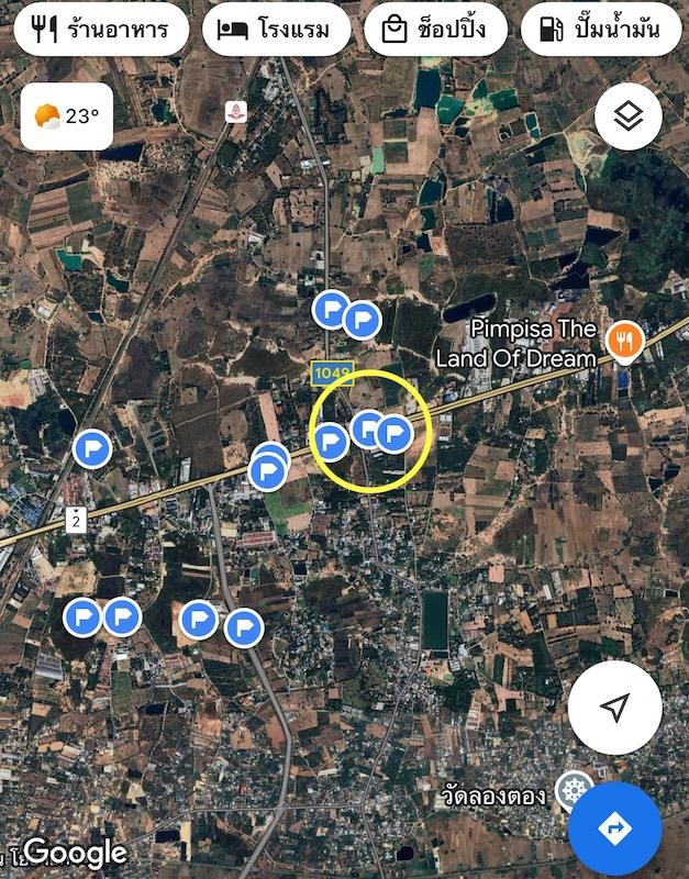 ขายที่ดินเปล่าติดถนนมิตรภาพ บ้านโพธิ์ เนื้อที่ 8-2-80ไร่ หน้ากว้าง 125เมตร 6