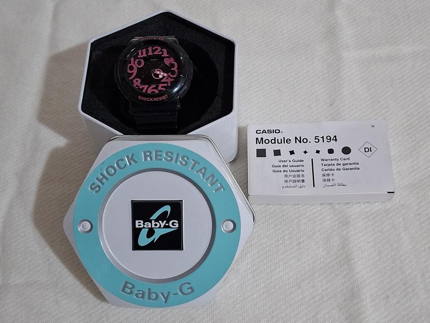 นาฬิกา Casio Baby G มือสอง ใช้เอง นาฬิกาไม่เดิน มีกล่อง ใบ อุปกรณ์ ครบค่ะ รูปที่ 4