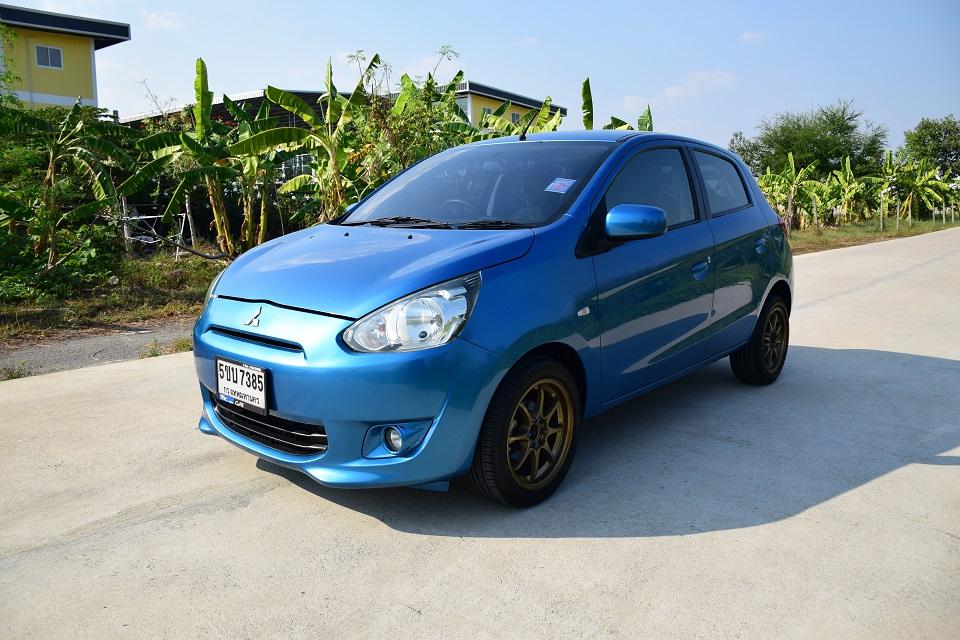 ผ่อนถูก 3 พันกว่าบาท ปี2012 MITSUBISHI MIRAGE 1.2 GLX พุตสต๊าท กุญแจคีเรท ขับประหยัดน้ำมัน แม็ก CD เดิมๆไฟตัดหมอก กล้องหลัง โทร0957401229 ไอดีไลน์UTBP รูปที่ 4