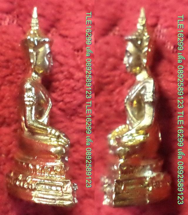 ENX00280 พระพุทธนิมิตฯ วัดหน้าพระเมรุฯ รุ่นสมโภชน์500ปี เนื้อกะไหล่ทอง พร้อมส่งems 6