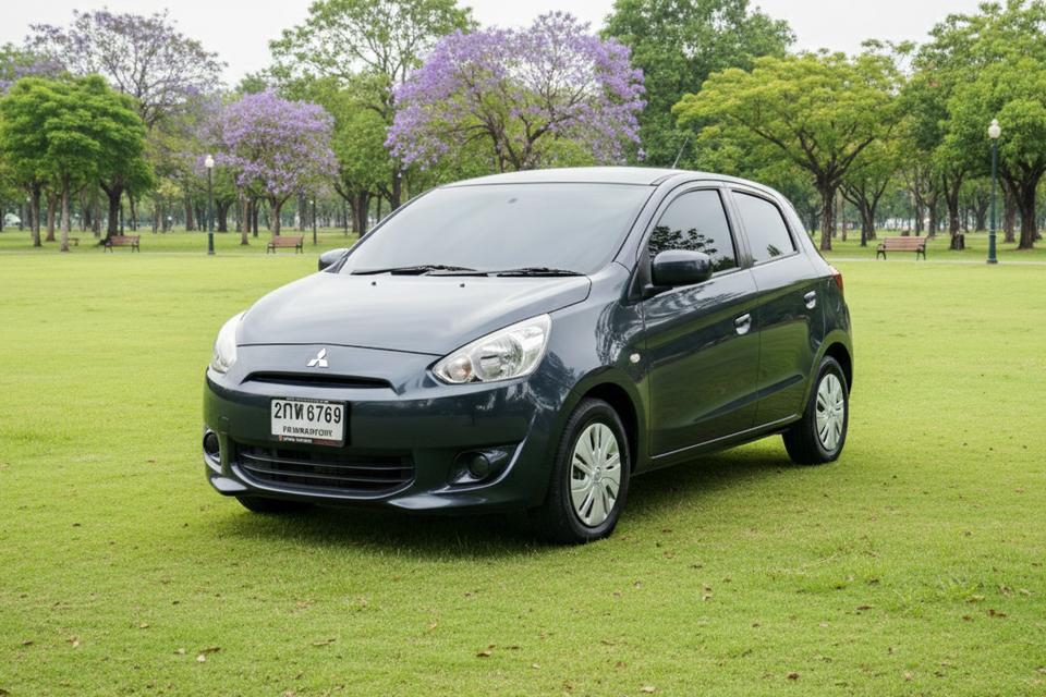 🔥รถสวยมือเดียว ขายถูกมาก Mitsubishi Mirage 1.2 GLX MT ปี 2013