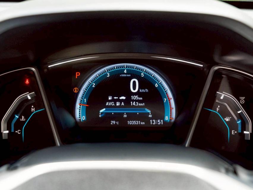 HONDA CIVIC 1.8EL ปีจด 2017 ♨️ #ประกันเครื่องเกียร์3ปี3หมื่นkm ♨️ รูปที่ 11