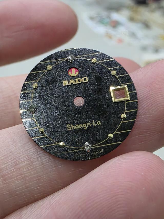 A.อะไหล่ หน้าปัด นาฬิกา RADO ราโด้ SHANGRI-LA เก่าเก็บสวยรุ่นเก่า หายาก ของเก่าเก็บ ขายตามสภาพ พร้อมส่ง