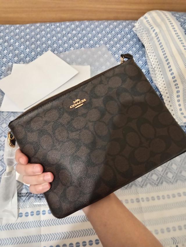 Coach Pouch Trio In Signature Canvas CC864 a IM/Light Khaki/Brown Multi  CC864 ㆍ IMUOH ㆍ ฝ รูปที่ 4