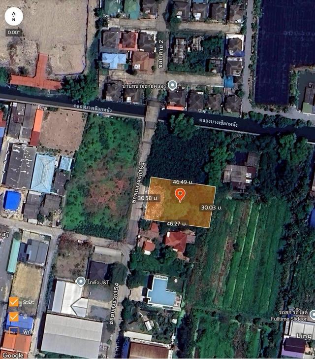 Vายที่ดินใกล้แนวถนนพรานนก-ตัดใหม่ 351 ตารางวา ติดถนนคอนกรีตสาธารณะ ถมแล้ว ซอย บางแวก 154 กทม. 8