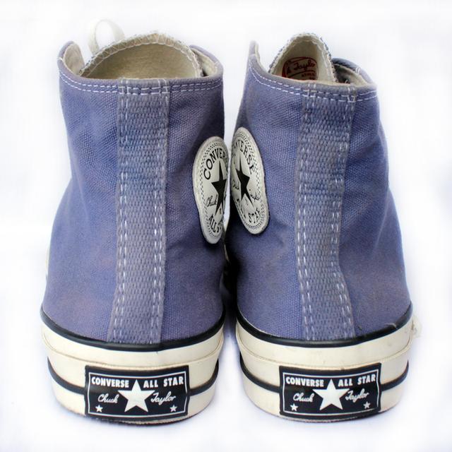 CONVERSE ผ้าใบหุ้มข้อมือสอง สีกรม สภาพเหมือนใหม่ จัดส่งฟรี!!! เก็บปลายทาง 6