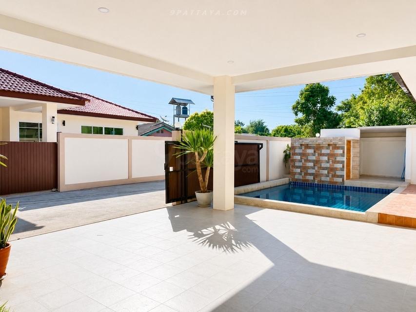 For Sale — New Pool Villa in Huai Yai, PattayaNew pool villa for sale in Huai Yai, Pattaya. Residential home under construction, suitable for family l 9