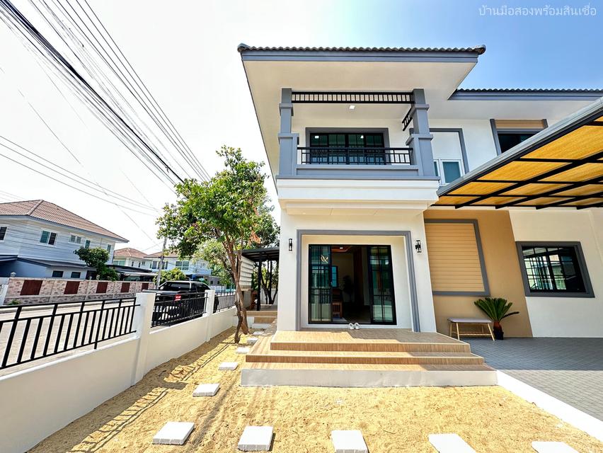 หมู่บ้านนนทวีวิลล์ 5 มิตรไมตรี-คู้ซ้าย บ้านเดี่ยวหลังมุม ราคาพิเศษ โซนหนองจอก 2