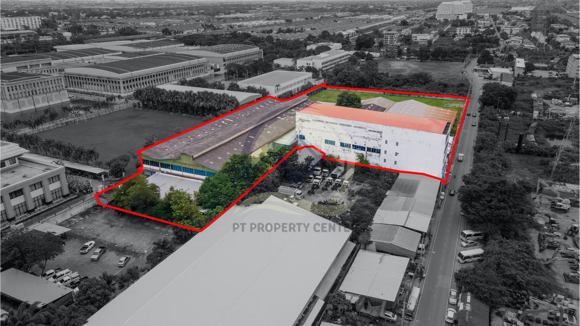 ขาย ที่ดินพร้อมโรงงาน เนื้อที่ 10-3-40 ไร่ (4,340 ตร.ว.) ซอยคลองหลวง 8 ปทุมธานี 2