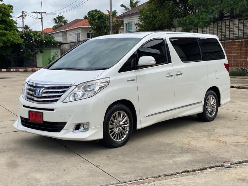 Toyota Alphard 2.4 Hybrid E-Four ปี 2013  รุ่นท็อป ขับเคลื่อน4ล้อ 4WD