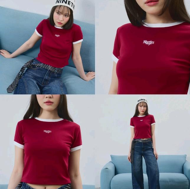 [ ♥️ ไม่เคยใส่ ] เสื้อ nineties baby tree ( สีน้ำตาล )