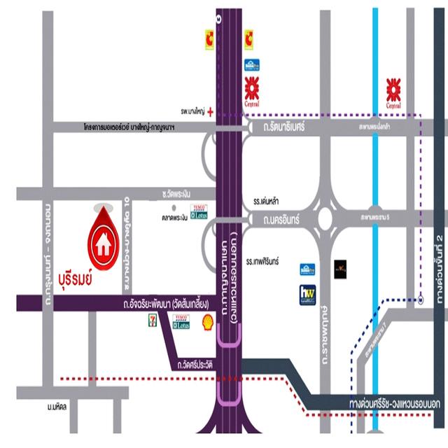 ขายบ้านแฝด37.1ตรว. ม.บุรีรมย์ วงแหวน-ปิ่นเกล้า ซ.วัดพระเงิน สภาพดี ต่อเติมครบ ต่อรองได้ 20