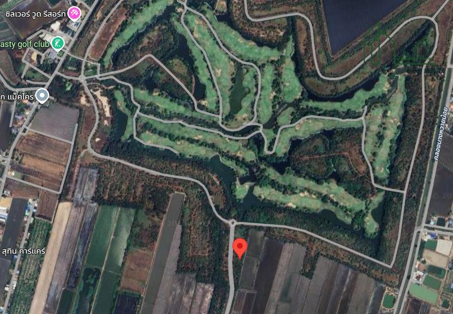 ขายที่ดิน 180-199.6 ตรว.ในสนามกอล์ฟไดนาสตี้ บางเลน นครปฐม วิวทุ่งนา