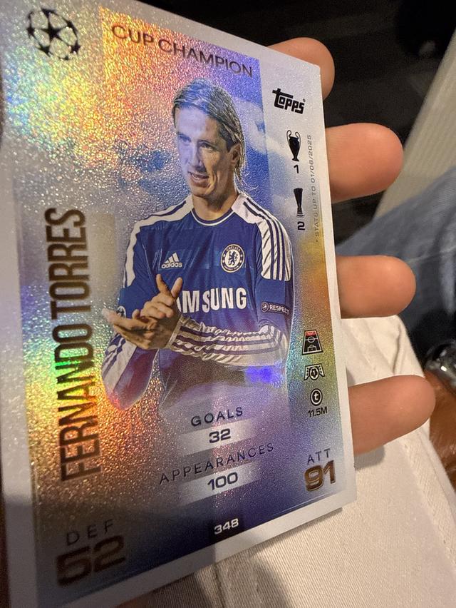Fernando torres football card 3