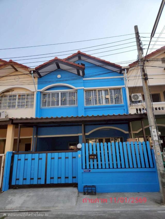 ให้เช่า บ้านทาวน์เฮ้าส์ 2 ชั้น 3 ห้องนอน 2 ห้องน้ำ ติดกับมหาวิทยาลัยเอเชียอาคเนย์ เยื้องสำนักงานเขตหนองแขม ใกล้ MRT หลักสองฯลฯ 1