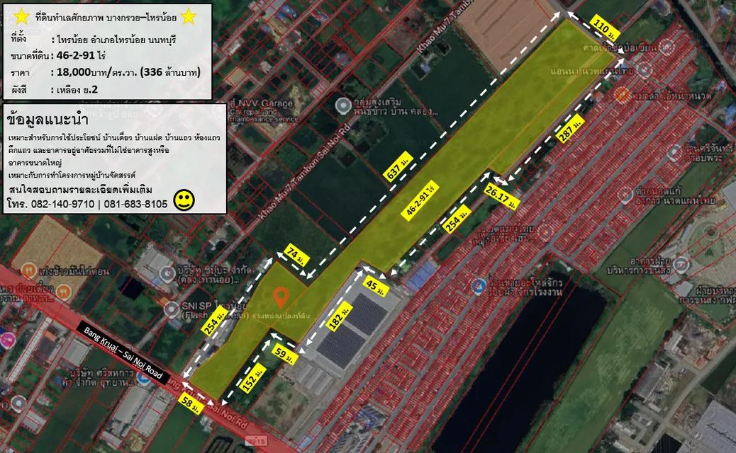 ที่ดินทำเลศักยภาพ บางกรวย–ไทรน้อย 1