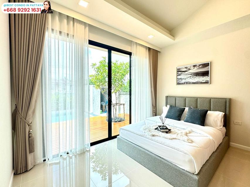บ้านสร้างใหม่หลุดจอง ราคาดีเยี่ยม พร้อมเฟอร์นิเจอร์ครบ ฟังก์ชันจัดเต็ม ใกล้ทางด่วน-สุขุมวิท-หาดจอมเทียน! **#รหัสทรัพย์419** 9