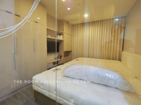 รูป ขาย คอนโด ห้อง 1 ห้องนอน วิวทิศเหนือ ไม่ร้อน The Room สาทร (เดอะ รูม สาทร) 46.8 ตรม. ห้องโปร่ง บิ้วอินที่เก็บของเยอะ ย่า 5