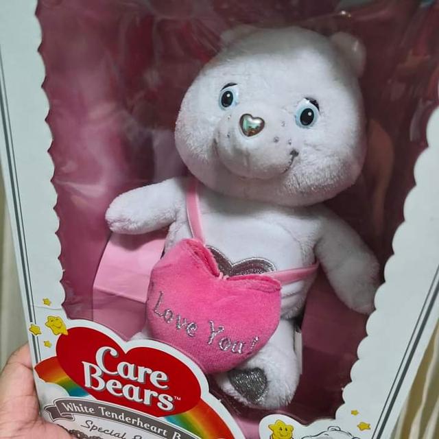 CARE BEARS White Tenderheart Bear  Special Edition