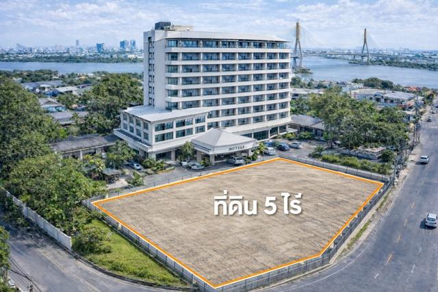 โรงแรม 4–5 ดาว นนทบุรี ตลาดนกฮูกตลาดต้นสัก สนามบินน้ำ 2 ไร่ 1 งาน 4 ตร.ว. 161ห้อง 9,002 ตร.ม 3
