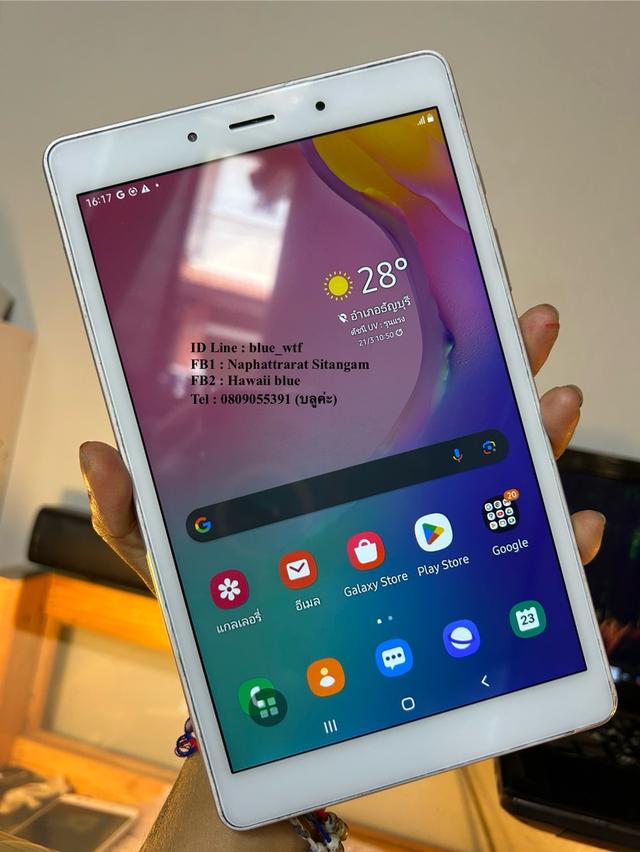 Samsung Tab A 8.0 (2019) จอ8นิ้ว ใส่ซิมโทรได้ 4G Android 11โหลดได้ทุกแอพ ใช้งานปกติ ได้ทุกซิม