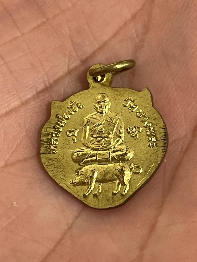 พระเหรียญหน้าเสือ หลวงพ่อเปิ่นขี่หมู วัดบางพระ