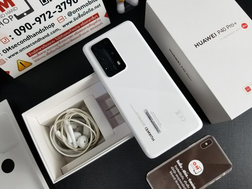 ขาย/แลก Huawei P40 ProPlus 8/512GB White Ceramic ศูนย์ไทย สวยมาก แท้ เพียง 18,900 บาท  4