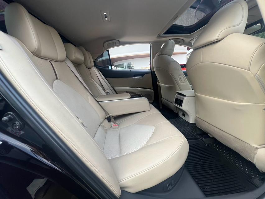 TOYOTA CAMRY, 2.5 HEV PREMIUM LUXURY ปี 2019 โฉม ปี18-24 สีดำ ตัวท็อปสุด รูปที่ 10