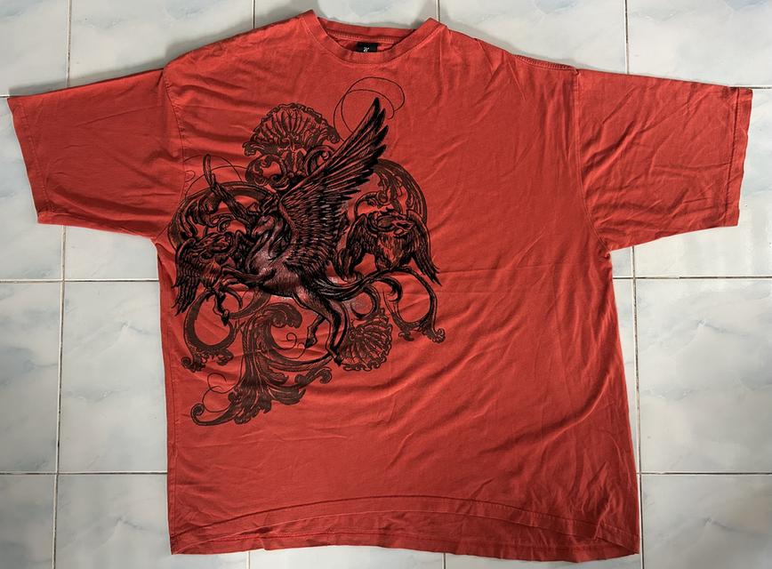 [เปิดขาย] ☄️ แรร์ไอเทมไซส์มอนสเตอร์! Karl Kani Gold "Pegasus Baroque" Vintage Y2K Tee 🦅✨