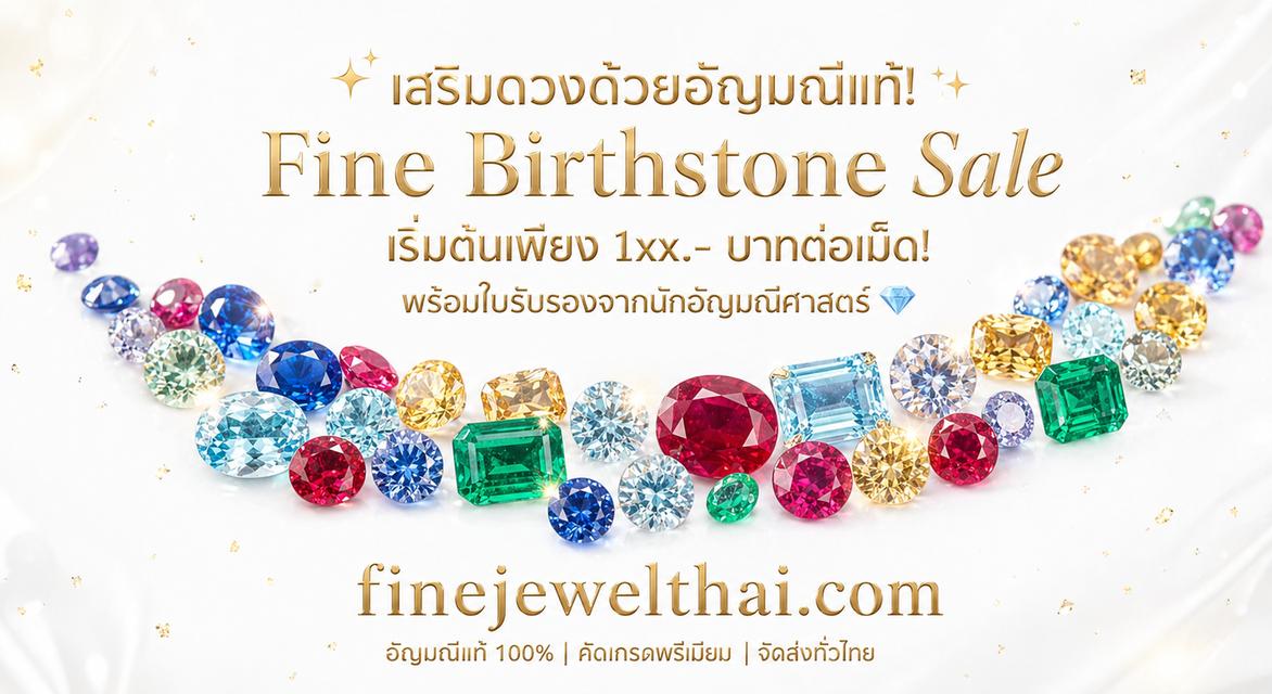Finejewelthai เครื่องประดับพลอยแท้ เอาใจสายมู เสริมมงคลประจำเดือนเกิด รูปที่ 2