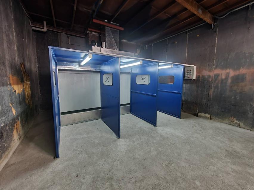ขาย ออกแบบ รับติดตั้ง ห้องพ่นสีเฟอร์นิเจอร์ บู๊ทพ่นสีม่านน้ำ ห้องอบสี โรงพ่นสีเครื่องบิน 3