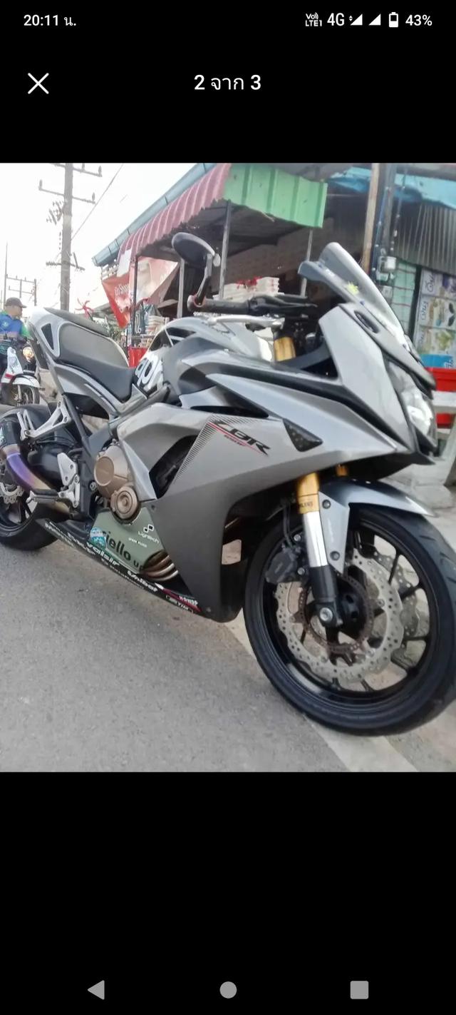 Honda CBR 650 สีเทาา 2