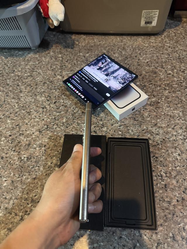 ขายๆๆๆถูกSamsungS24UltraสีหายากSilver Titanuim 512กิ๊กRam12มีกล่องสูนTrueสภาพสวยการใช้งานดีเยี่ยมทุกๆฟังชั่นเครื่องรีสโตได้ตลอดไม่มีติดแอคเค้าใดๆคับ 6