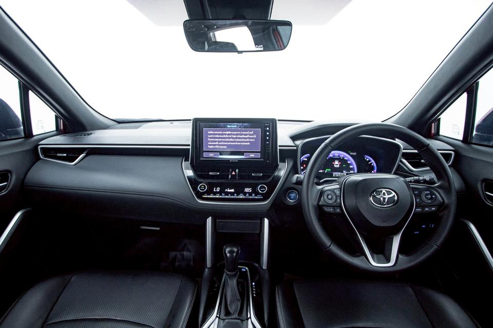 รหัสรถ 1D577 COROLLA CROSS 1.8 HYBRID PREMIUM SAFETY 2021