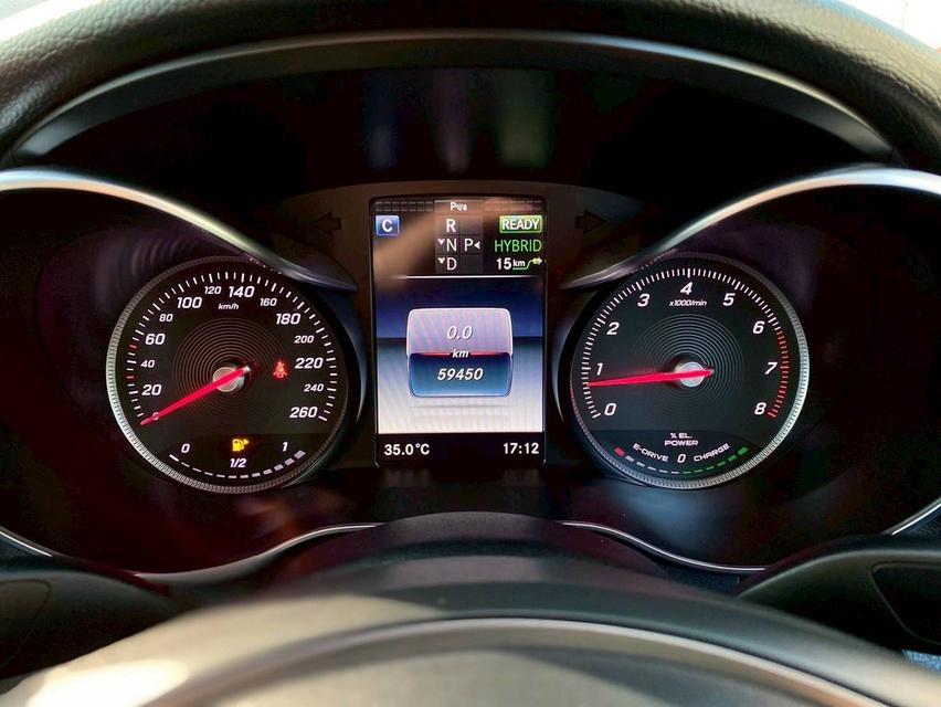 Benz C350e AV Plug-in HYBRID 2018 สวยกริ๊บ วิ่งน้อยสุดในตลาด 17