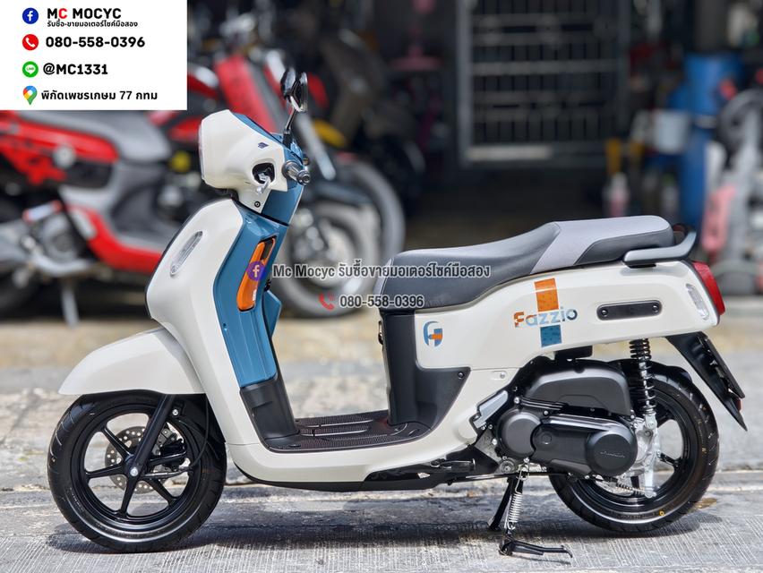 Fazzio 125 2026 รุ่นTOPกุญแจรีโมท รถรางวัลเลขไมล์0โลไม่ผ่านการใช้งาน เล่มเขียวชุดโอนครบ NO1497 รูปย่อยที่ 4