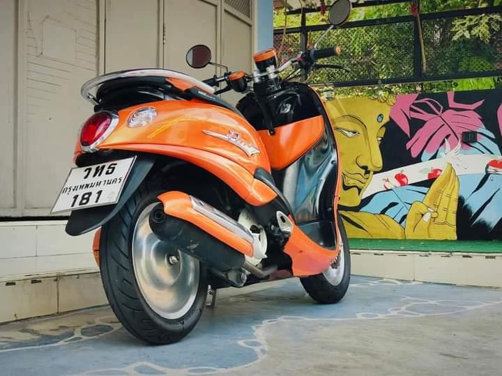 Fino 125ccปี2018 สีส้มดำ 3