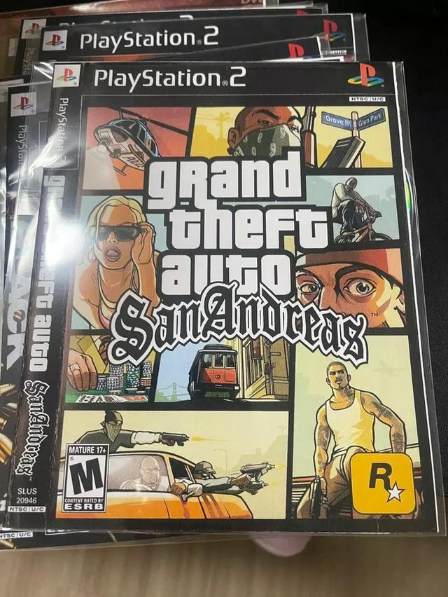 แผ่นเกมส์ PS2 GTA San Andreas 2