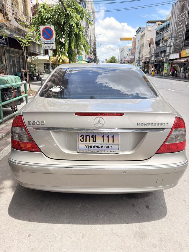 ขาย benz e200 w211 วิ่ง185000 รถบ้านมือเดียว รูปที่ 4