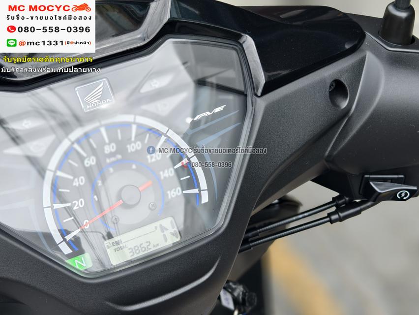 Wave 110i 2022 วิ่ง300โล สตาดมือ รถบ้านมือเดียว กุญแจ2ดอกบุคเซอวิสครบ No1132 6