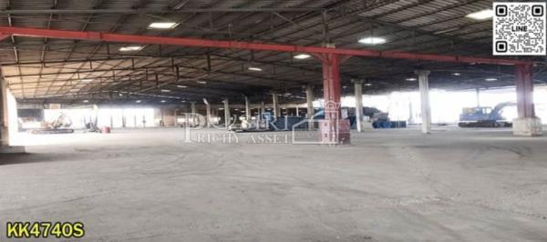 ให้เช่าโรงงาน 1,500 – 10,000 ตร.ม. ใกล้เส้น 345 มีใบ รง.4 เทรลเลอร์เข้าสะดวก เก็บได้เยอะพื้นรับ 3 ตัน / ตร.ม. ในราคาพิเศษ - KK4740R 1