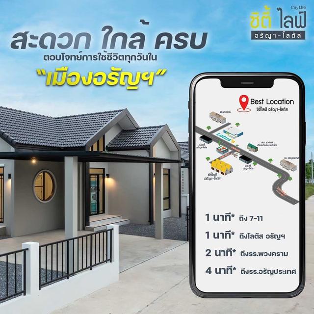 บ้านเดี่ยวชั้นเดียว แบบบ้านNordic No.3 อรัญประเทศ สระแก้ว  7