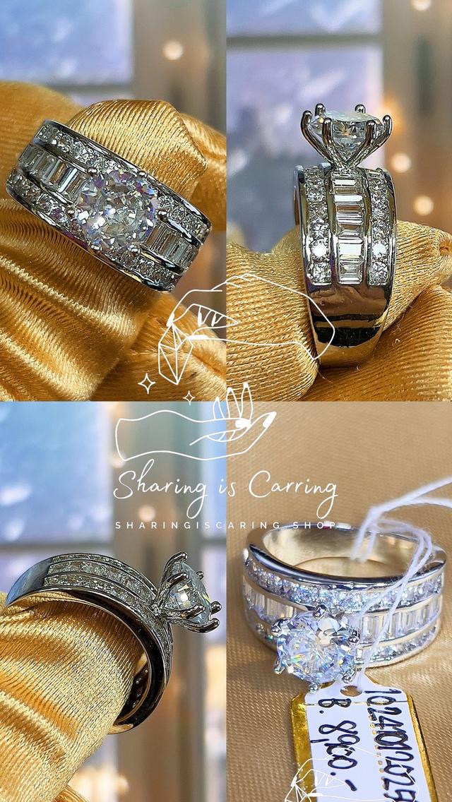 💎 Rare CZ Diamond ✅Old money style ✅แหวนเพชร CZ หายาก สไตล์ผู้ดีเก่า ✅ราคาเต็ม 8,900.- เหลือ 5,990.- 5