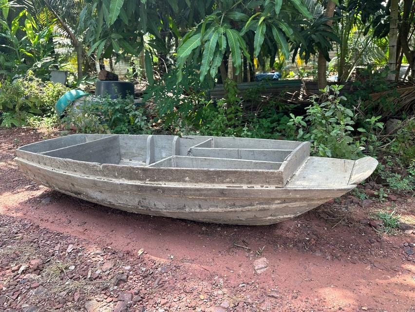 เรือรดน้ำไม้สัก เรือไม้สักเก่า เรือไม้โบราณ เรือการเษตร เรือโบราณ 6