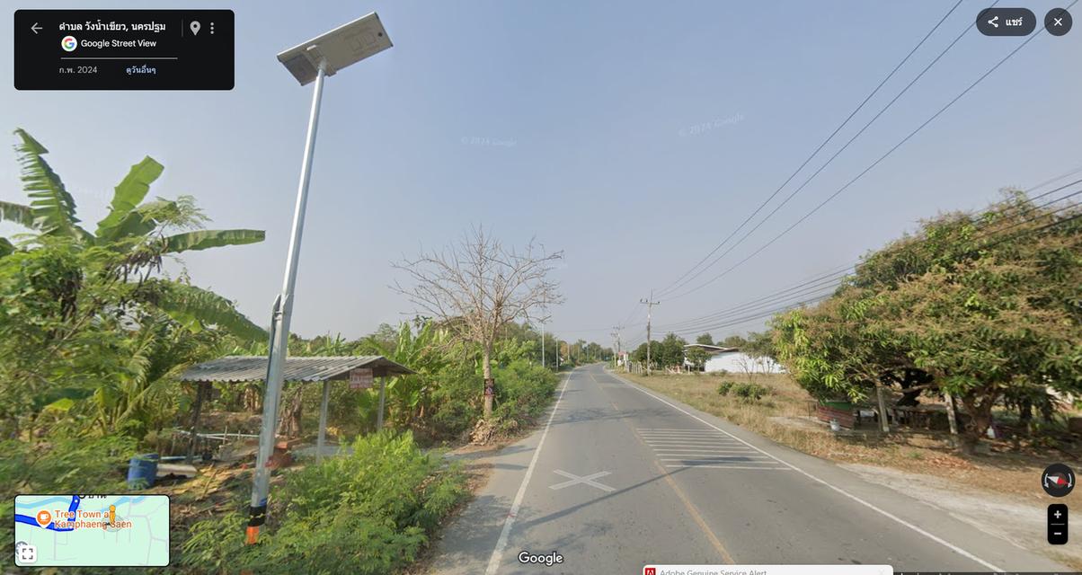 ที่ดินแปลงสวยติดถนน อำเภอกำแพงแสน นครปฐม 8