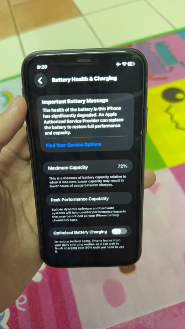 Iphone 11, 128 GB, battery 72%. รูปที่ 3