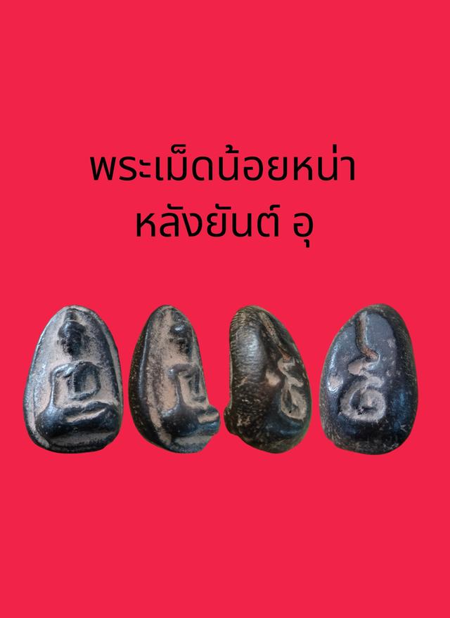 พระเม็ดน้อยหน่า หลังยันต์อุ