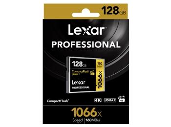 CF card การ์ด Lexar 128Gb 160 M/s Professional 1066x CompactFlash 4