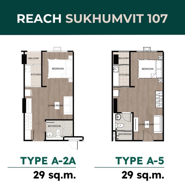 🌿 Your Affordable Urban Escape Awaits Welcome to Reach Sukhumvit 107 – just 1.4 km from BTS Bearing 7
